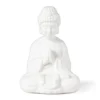 Boeddha porselein - wit - 14.2x11.2x19 cm