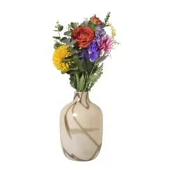 Boeket kunstbloemen - multikleur - 60 cm