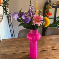 Boeket kunstbloemen - multikleur - 60 cm