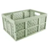Boodschappen krat - groen - 22.7x47.5x35 cm