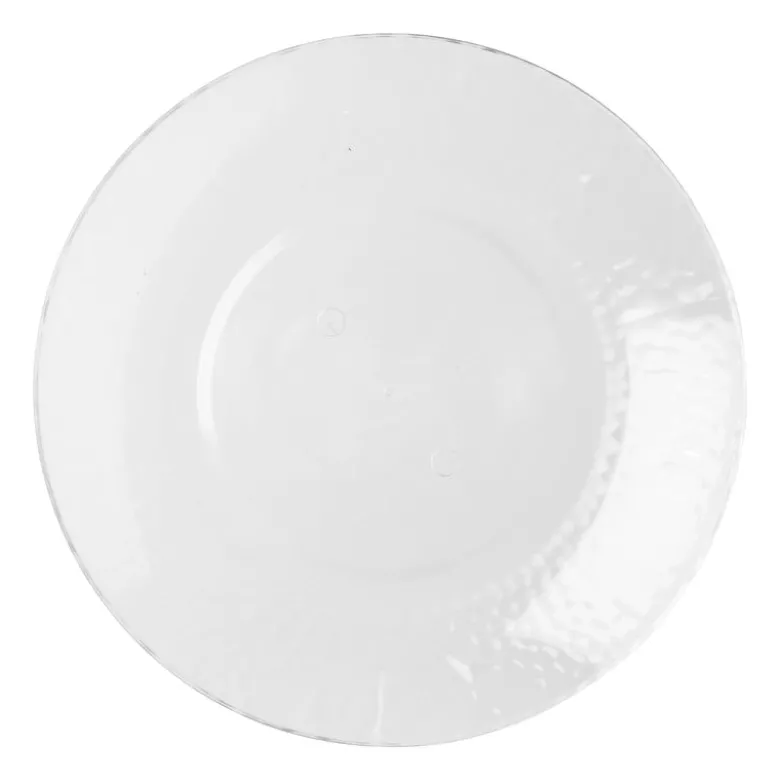 bord dots ø20 cm - transparant
