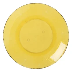 Bord dots - geel - ø20 cm