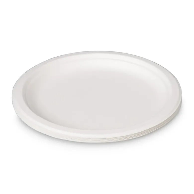 Borden bagasse - set van 8 - ø23 cm
