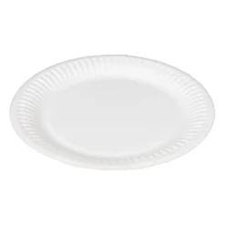 Bord wit - set van 8 - ø18 cm