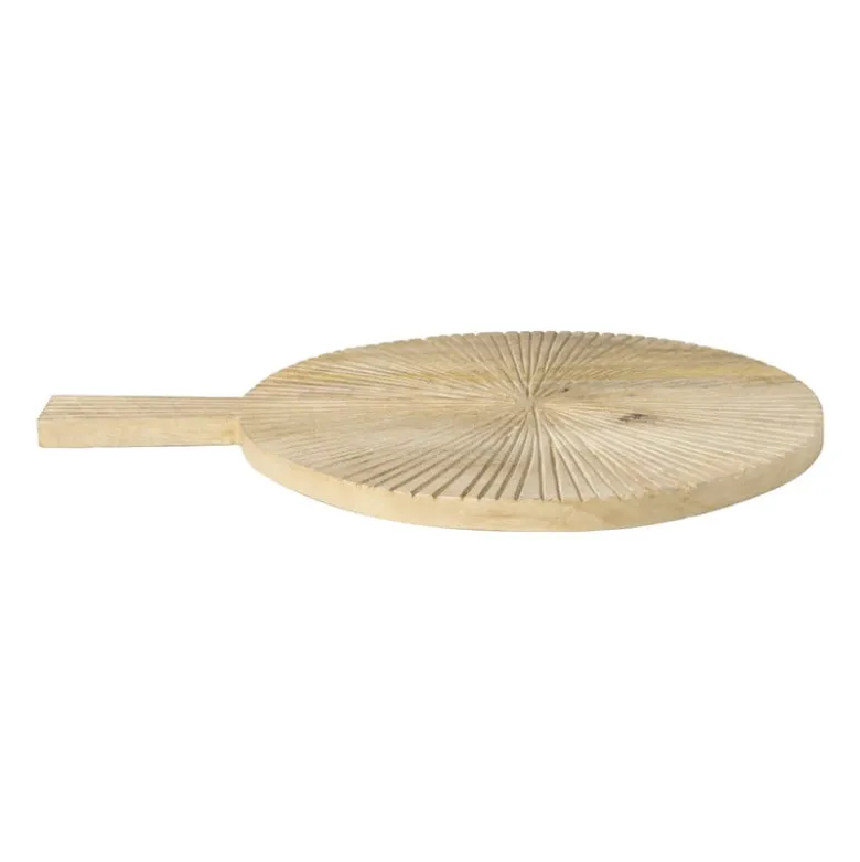 Borrelplank gestreept - rond - ø33 cm