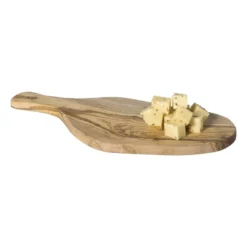 Borrelplank olijfhout groot - bruin - 41x17 cm