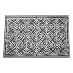 Buitenkleed ethnic - zwart - 120x180 cm