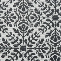 Buitenkleed ethnic - zwart - 160x230 cm