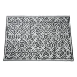 Buitenkleed ethnic - zwart - 160x230 cm