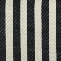 Buitenkleed streep - zwart/wit - 200x300 cm
