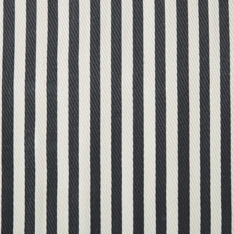 Buitenkleed streep - zwart/wit - 160x230 cm