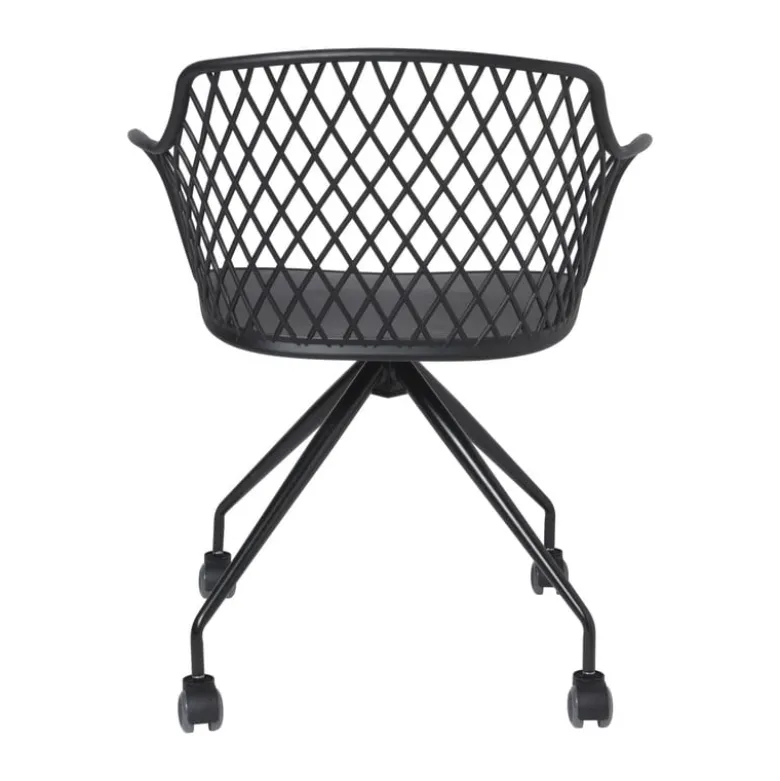 Bureaustoel Leon - zwart - 80x62.5x55.5 cm