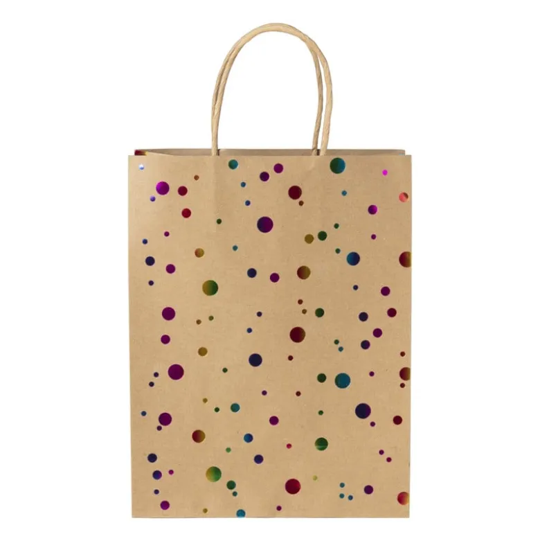 Cadeautasje met stippen - papier