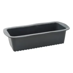 Cakevorm siliconen - grijs - 27x14x6.5 cm