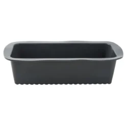 Cakevorm siliconen - grijs - 27x14x6.5 cm