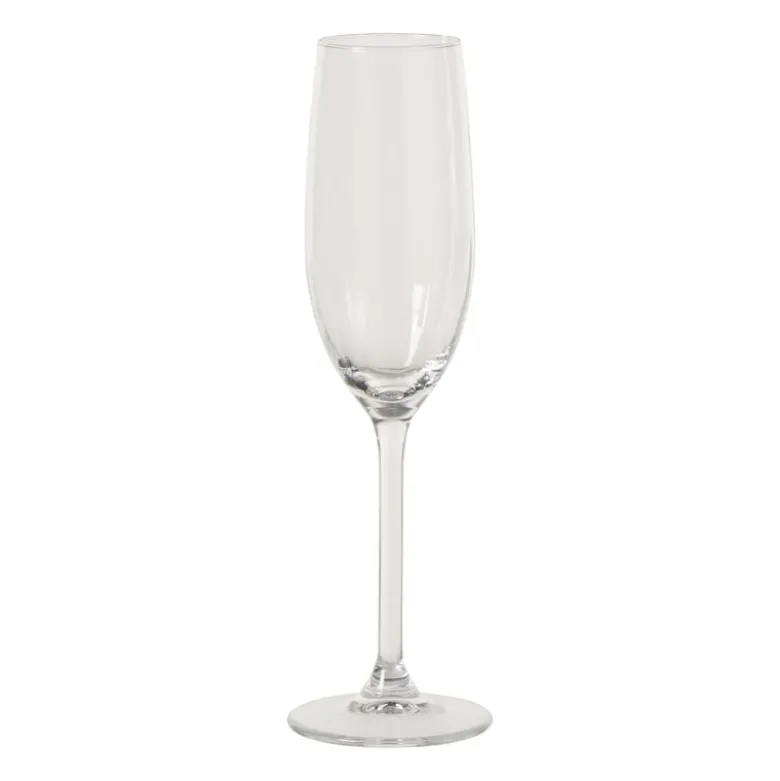 Champagneglas plisse - transparant - 210 ml