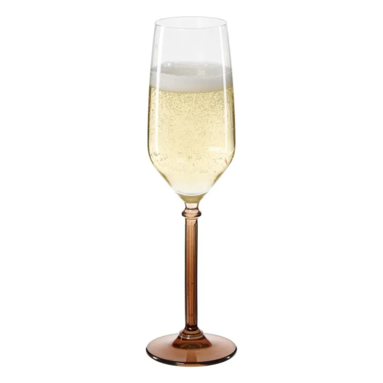 Champagneglas royal - bruin - 220 ml