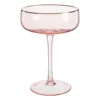 Champagneglas - roze/goud - 220 ml