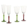 Champagneglas splendid - bordeauxrood - 210 ml