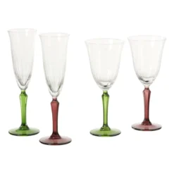 Champagneglas splendid - groen - 210 ml