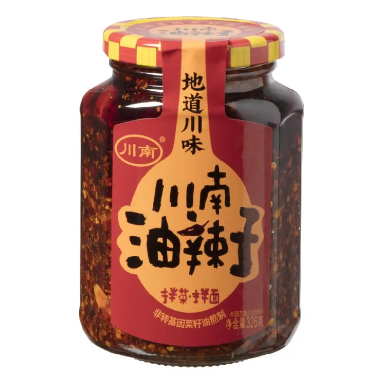 Chuannan crispy chili olie - 326 gram