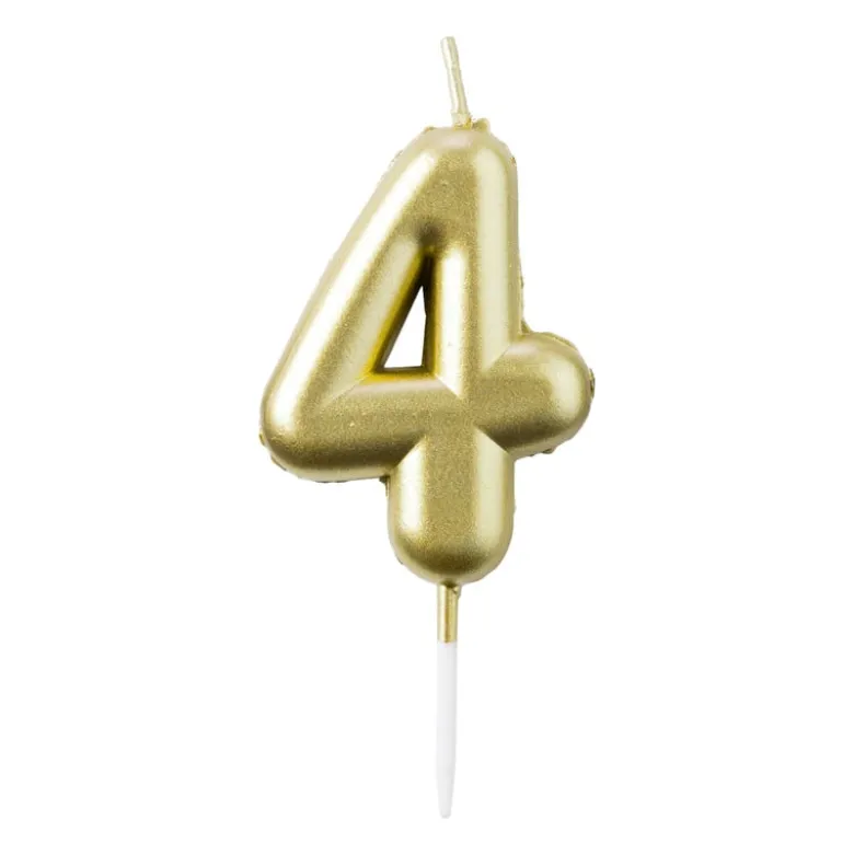 Cijferkaars 4 - goud
