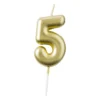 Cijferkaars 5 - goud