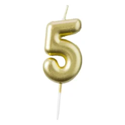 Cijferkaars 5 - goud