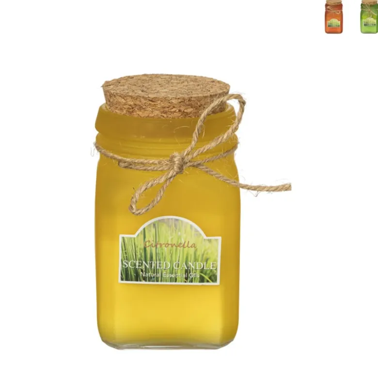Citronella kaars - diverse varianten - ø6.5x11.5 cm
