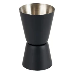 Cocktail barmaatje - zwart - 6.7x3.2x3.8 cm