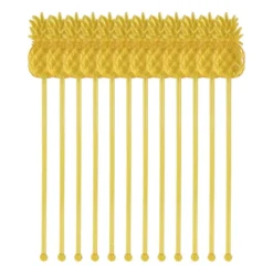 Cocktail roerstaafjes- ananas - set van 12