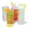 Cocktail roerstaafjes - flamingo - set van 12