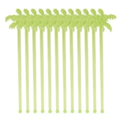 Cocktail roerstaafjes - palmboom - set van 12