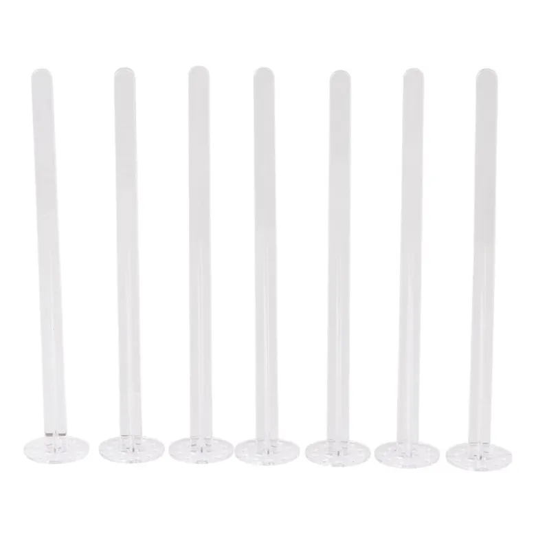 Cocktailstampers - transparant - set van 8