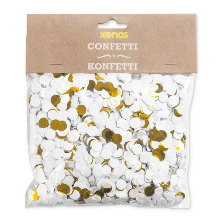 Confetti - wit / goud