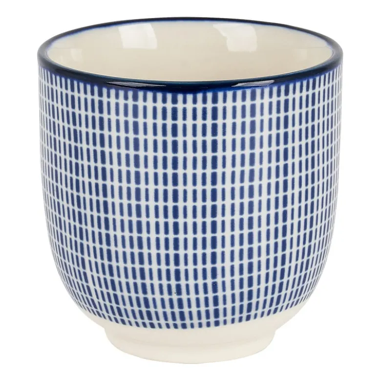 Cup blue print - stripes - 150 ml