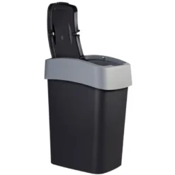 Curver flip bin prullenbak - grijs - 45 liter