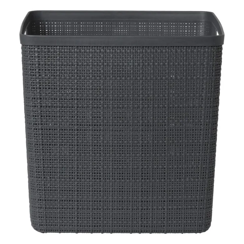 Curver jute opbergmand cube - 17 liter - grijs