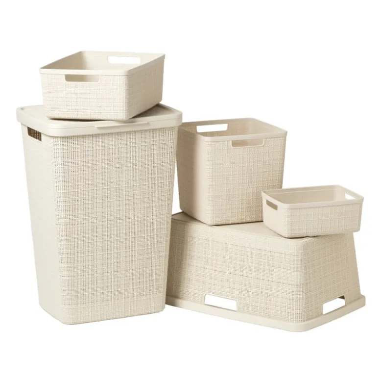 Curver jute wasmand - 46 liter - beige