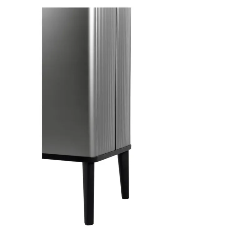 Curver prullenbak Verto - grijs/zwart - 54 liter