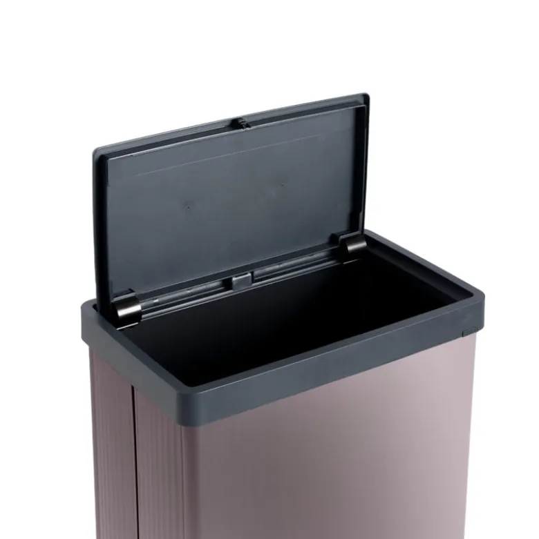 Curver prullenbak Verto - rosékleurig/zwart - 54 liter