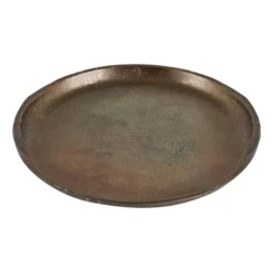 Decoratieplateau - antiek goud - ø25 cm