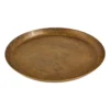 Decoratieplateau relief - antiek goud - 29 cm