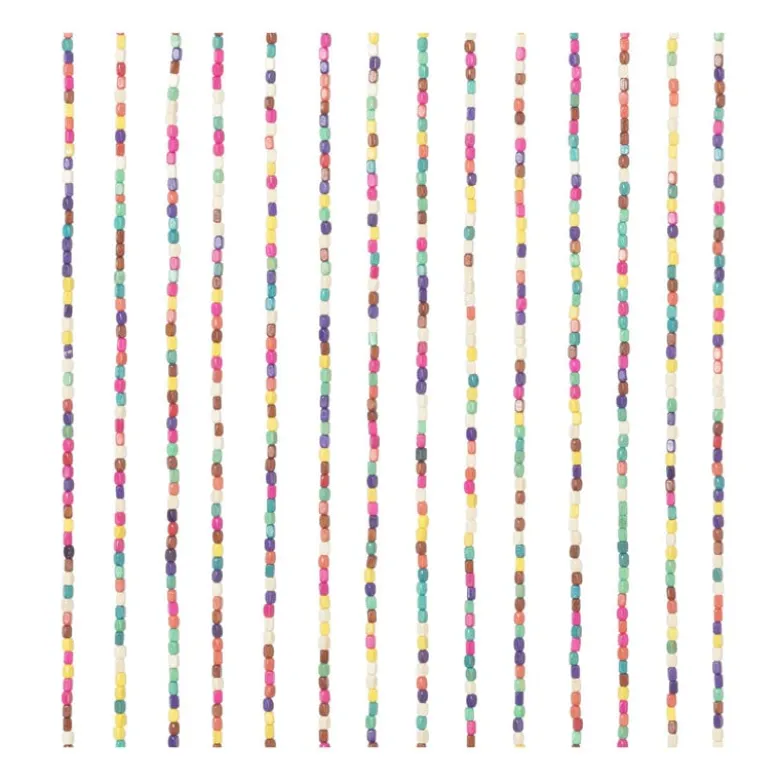 Deurgordijn bamboe - multikleur - 200x90 cm