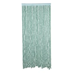 Deurgordijn fluffy - groen - 90x200 cm