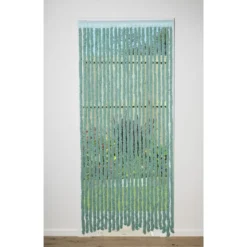 Deurgordijn fluffy - groen - 90x200 cm