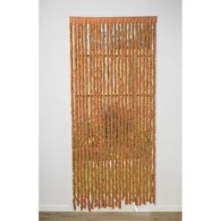 Deurgordijn fluffy - oranje - 90x200 cm