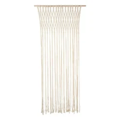 Deurgordijn macrame - beige - 90x200 cm