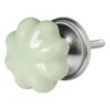 Deurknopje pompoen - groen - ø3.5 cm