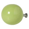 Deurknopje rond - groen - ø3.3x3.5 cm